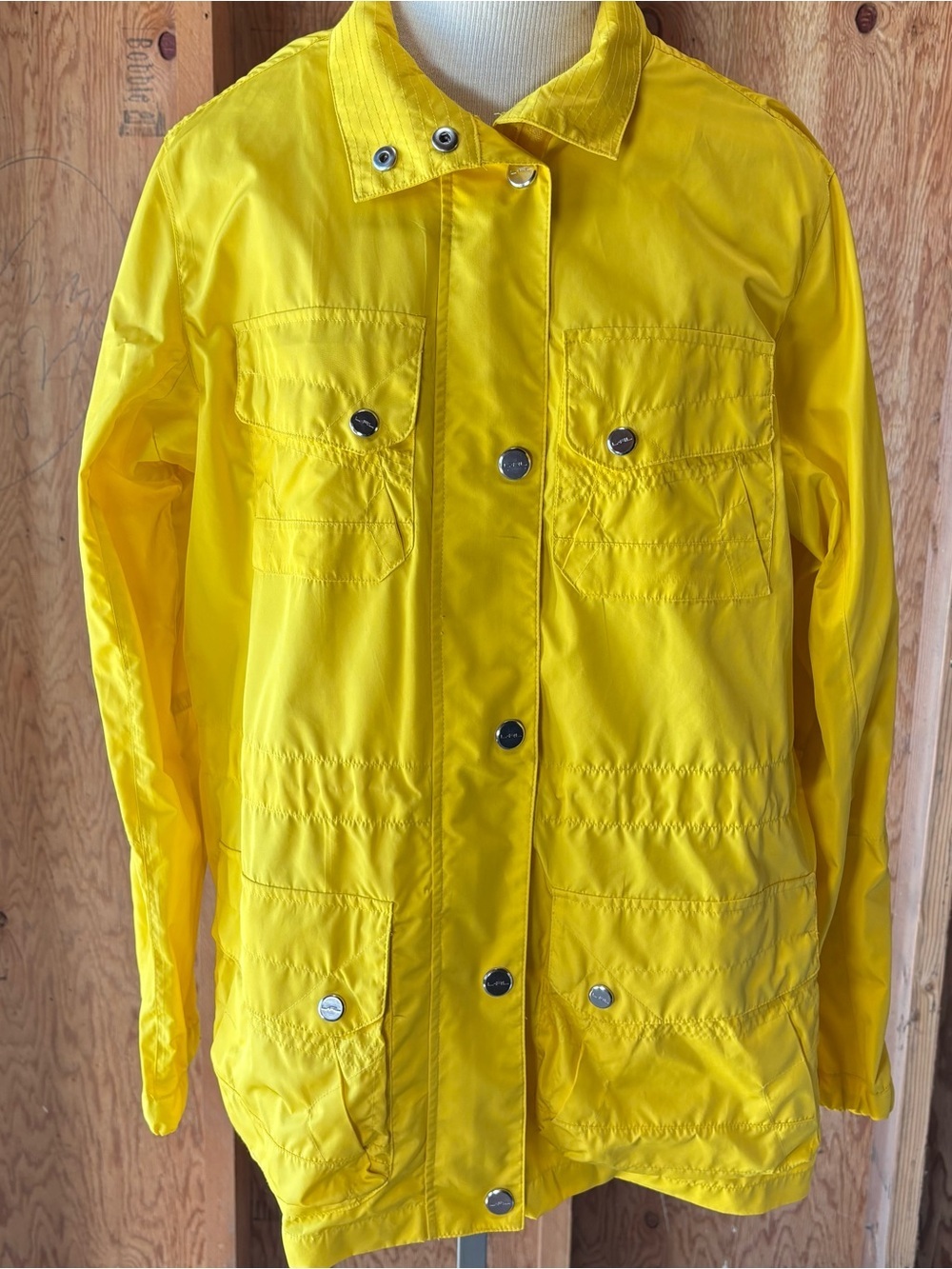 Lauren Ralph Lauren Yellow Lightweight Women's Utility Jacket Size XL